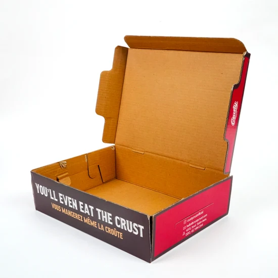 Caja de encargo reciclable personalizada barata de la pizza del cartón de la nueva llegada 2023 para embalar